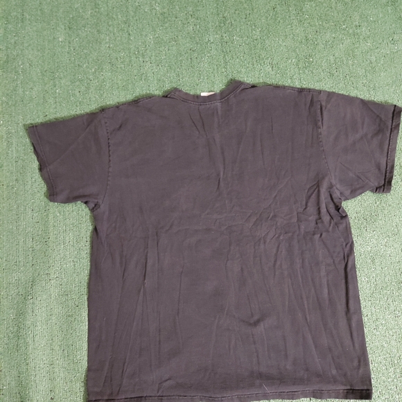 VINTAGE Nike Black Embroidered Logo T Shirt Size XXL - Picture 3 of 4